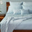 Bamboo Quilted Coverlet - 100% Viscose from Bamboo - Sky