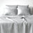 Bamboo Quilted Coverlet - 100% Viscose from Bamboo - Stone