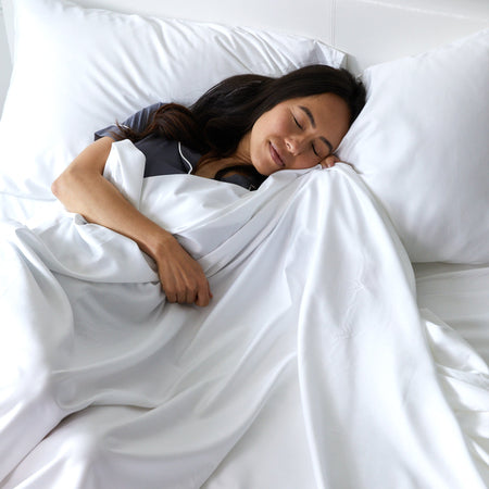 Bamboo Fitted Sheet - 100% Viscose from Bamboo - White