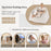 Bean Bag Chair Plush Lazy Sofa with Ultra-soft Velvet Cover-Beige