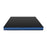Bi-Fold Gymnastics Mat Thick Folding Exercise Mat with Carrying Handles-Black