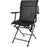 Foldable Swivel Patio Chair with Armrest and Mesh Back