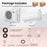 Blast Series 9000 BTU 19 SEER2 115V Ductless Mini Split Air Conditioner and Heater