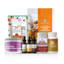 Golden Turmeric + Mushroom Wellness Bundle