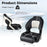 Captain Bucket Seat with Waterproof PVC Leather for Sightseeing Boat-Black