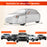 Car Cover for Automobiles 190 Inch Rain Sun UV Protection Universal Fit SUV Chevrolet Hyundai Kia Mazda