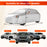 Car Cover for Automobiles 200 Inch Rain Sun UV Protection Fit SUV BMW Honda Lexus Mercedes-Benz