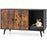 Cat Litter Box Enclosure with Double Door Cabinet