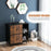 Cat Litter Box Enclosure with Double Door Cabinet
