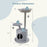42 Inch Tall Cat Tower with Curved Metal Supporting Frame for Large and Small Cats-Gray