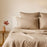 Bamboo Quilted Coverlet - 100% Viscose from Bamboo - Champagne