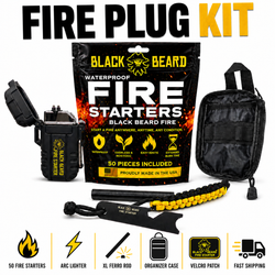 Black Beard Fire Plug Kit | Fire Starter Kit