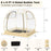 Instant Pop up Sports Tent with Carrying Bag and Floor Mat for 1-2/5-6 People