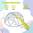 13.3 FT Climbing Dome Geometric Dome Climber with Extended Wavy Slide and 2 Rest Platforms-Multicolor