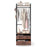 Clothes Rack with Drawers and Shelves with Side Hooks and Metal Frame-Rustic Brown