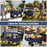 Collapsible Wagon with Removable Canopy and Detachable Storage Bag