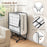 Cot Size Folding Bed Frame with Memory Foam Mattress and Metal Frame