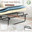 Cot Size Folding Bed Frame with Memory Foam Mattress and Metal Frame
