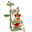 Cute Christmas Cat Tree with Sisal Scratching Posts and Gift Box Shaped Condo-Green