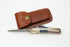 Patriotic American Flag Folding Knife | Hand-Forged Damascus Steel | Custom Blue Pocket Clip Edition TF-101