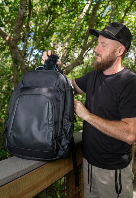 Dual Protection Ballistic Backpack with 4 Faraday Pockets
