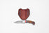 Damascus steel pocket knife Limited Run Walnut Wood and Diamond Wood TF-051