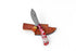 The Rose Fusion Damascus Steel Utility Knife TK-096 (1)