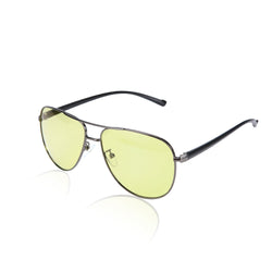 DaytimeMax Aviator Blue Blocking Glasses - Black & Silver