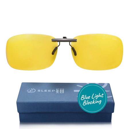 ScreenAid Yellow Clip-On Blue Light Glasses