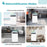 4500 Sq. Ft 57 Pint Dehumidifier for Home and Basement-White
