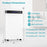 4500 Sq. Ft 57 Pint Dehumidifier for Home and Basement-White