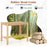 18 Inch Dining Stool Set of 2-Natural