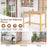 18 Inch Dining Stool Set of 2-Natural