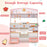 Double-Sided Kids Play Kitchen Set with Canopy and 2 Seats