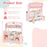 Double-Sided Kids Play Kitchen Set with Canopy and 2 Seats