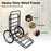 Double-Layer Deer Cart with 20 Inch Rubber Wheels