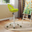 Drafting Stool Rolling Tall Desk Chair with Wheels-Green