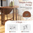 Dual Drop Leaf Dining Table for Small Spaces-Walnut