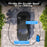 1900 PSI 1.8 GPM Electric Pressure Washer with 4 Quick Connect Nozzles-Blue