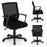Ergonomic Desk Chair with Lumbar Support and Rocking Function-Black