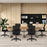 Ergonomic Desk Chair with Lumbar Support and Rocking Function-Black