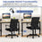 Ergonomic Desk Chair with Lumbar Support and Rocking Function-Black
