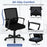 Ergonomic Desk Chair with Lumbar Support and Rocking Function-Black