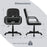 Ergonomic Office Chair with 360-degree Wheels