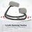 Wooden Ergonomic Backless Rocking Kneeling Chair with Padded Cushion-Gray