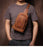 Erling Leather Sling Bag | Crossbody Leather Pack