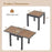 31.5-63 Inches Extendable Patio Table for 4-6 People-Natural