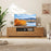 Farmhouse Rustic TV Stand for TVs up to 80"-Natural