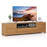 Farmhouse Rustic TV Stand for TVs up to 80"-Natural