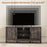 Farmhouse TV Stand for TVs up to 65 Inch Entertainment Center with 2 Storage Cabinets-Gray